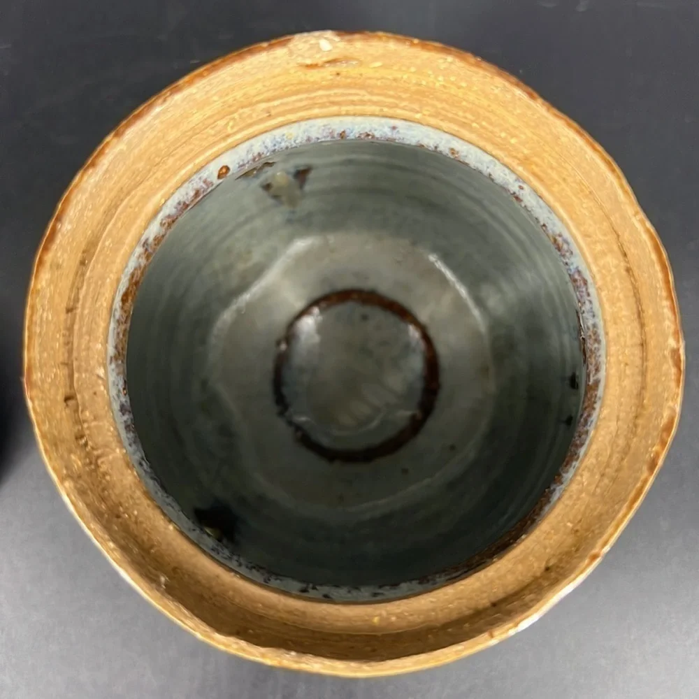 Studio Pottery Garlic Keeper